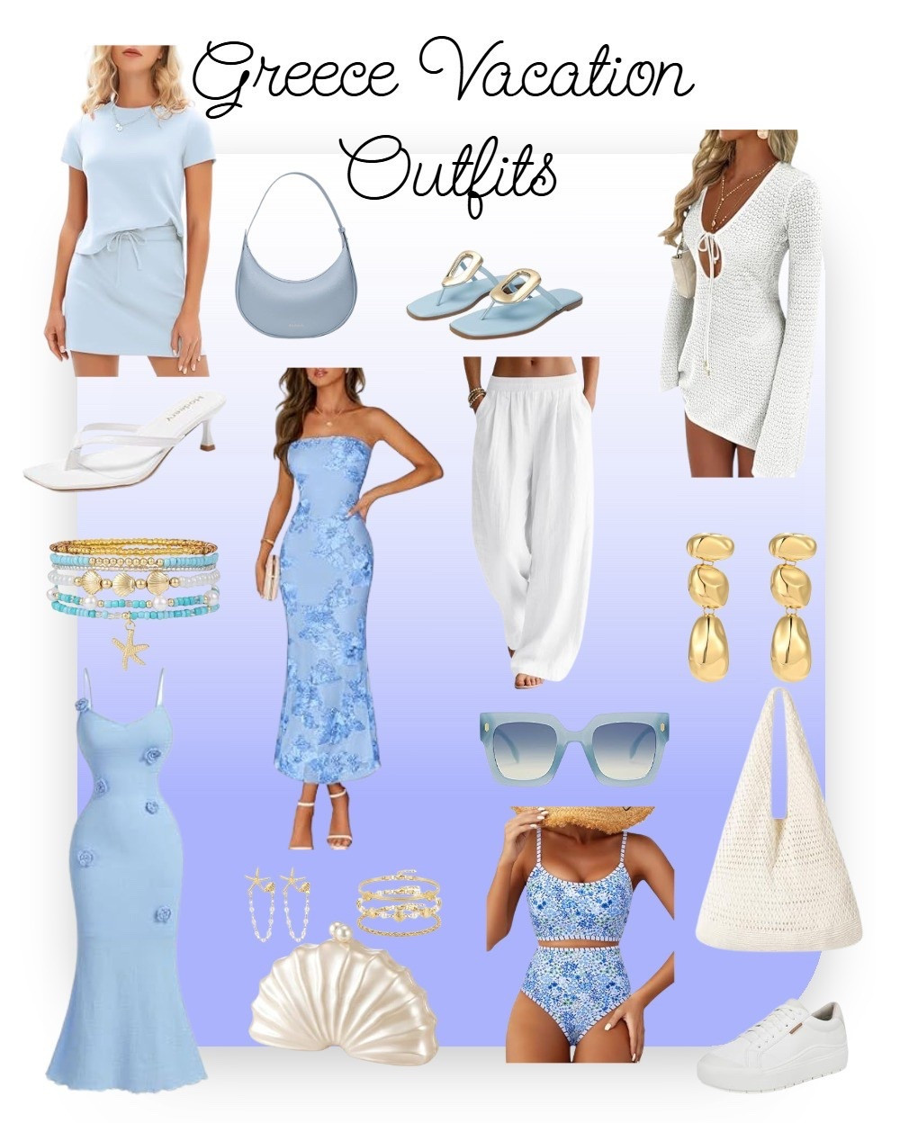 Greece outfit ideas
Greece honeymoon outfits
Blue outfit ideas
Blue travel outfits
Travel outfits
Vacation wear
Travel outfit ideas for Europe
Outfit inspo for honeymoon 

#LTKootd #LTKSwim #LTKTravel