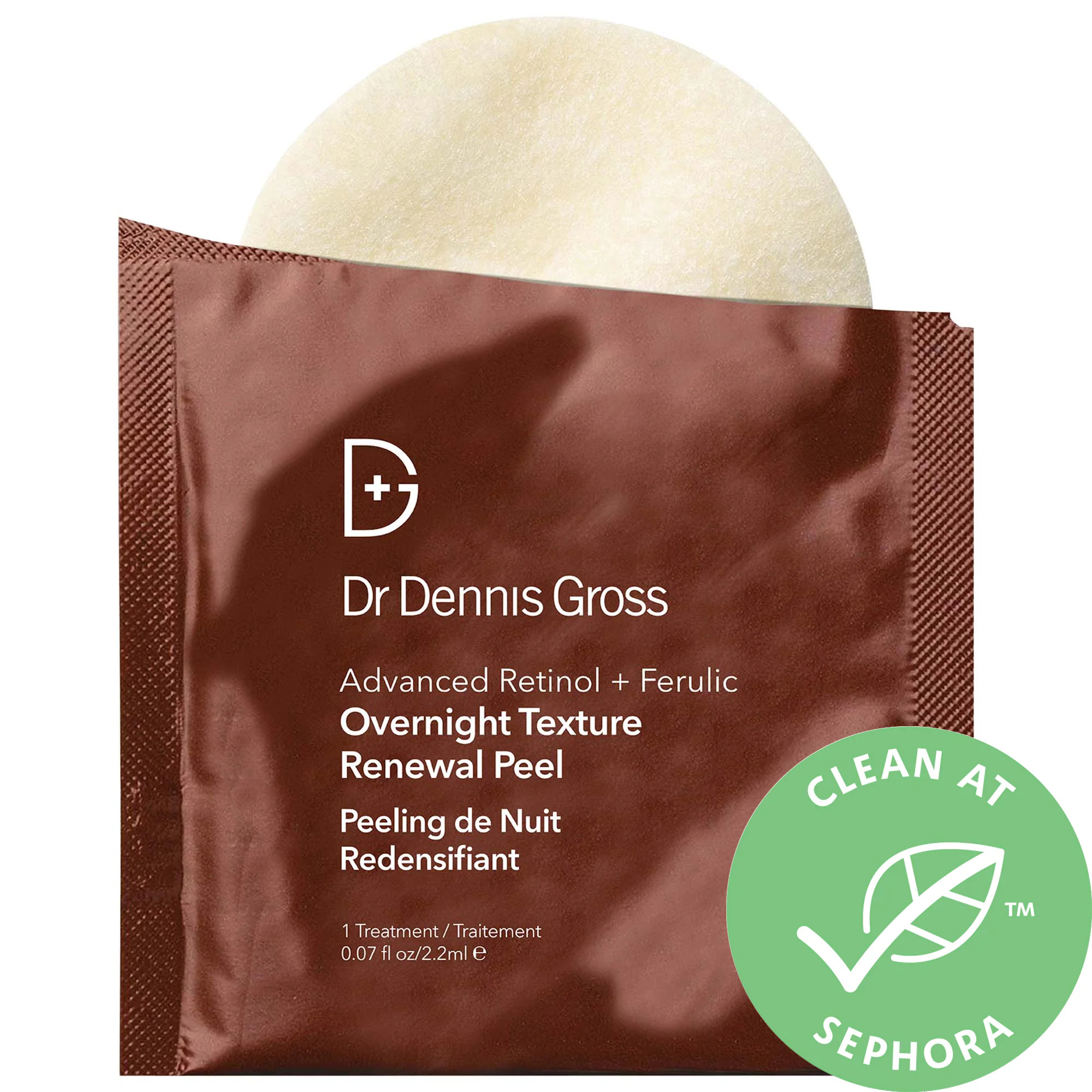 Dr. Dennis Gross Skincare Advanced Retinol + Ferulic Overnight Texture Renewal Peel 16 Treatments | Sephora (US)