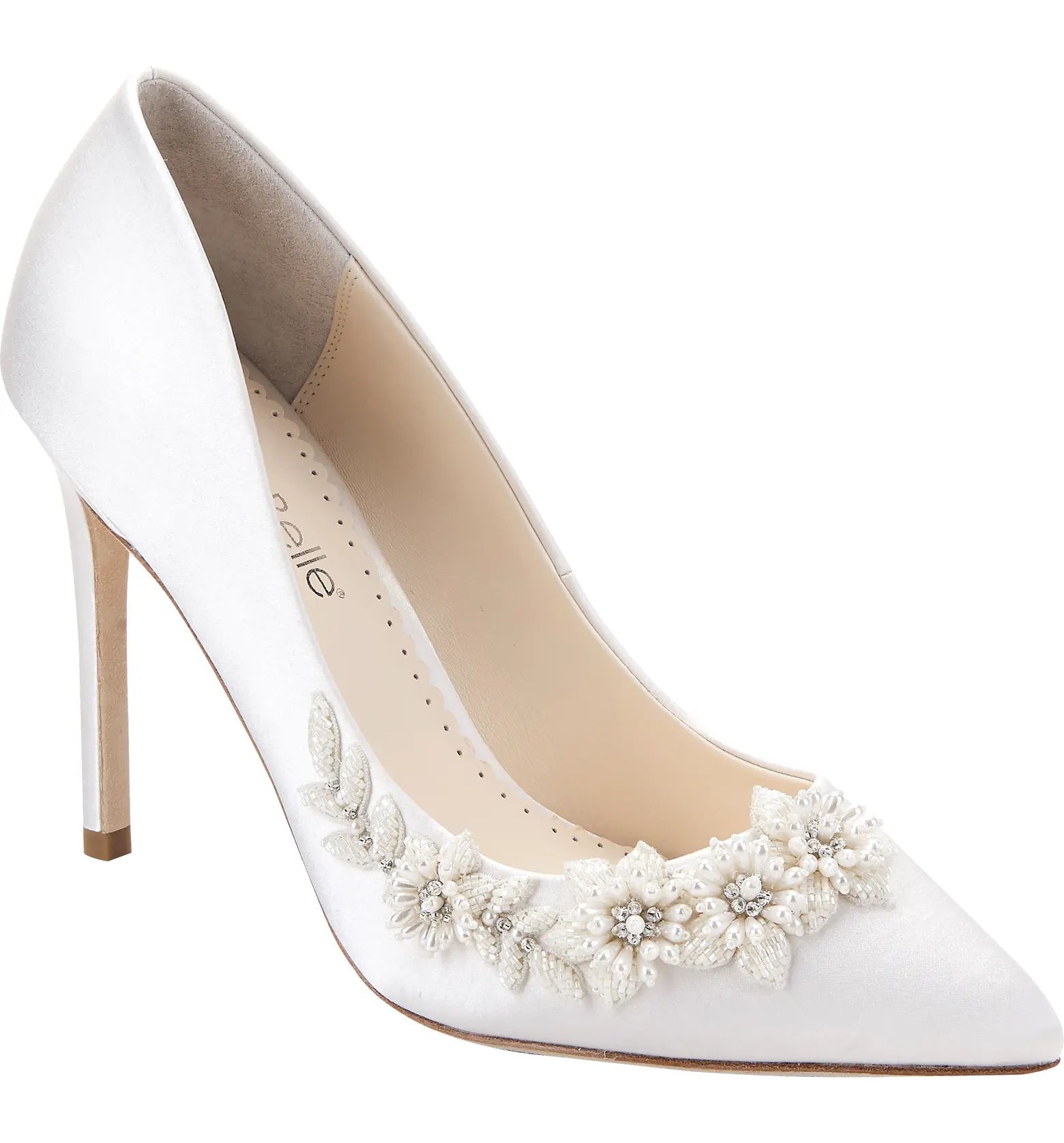 Jasmine Embellished Silk Pump | Nordstrom