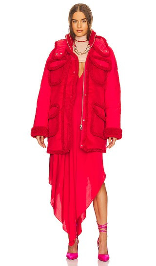 Tycen Coat in Red | Revolve Clothing (Global)