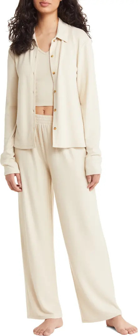 3-Piece Cozy Knit Lounge SetOPEN EDIT | Nordstrom