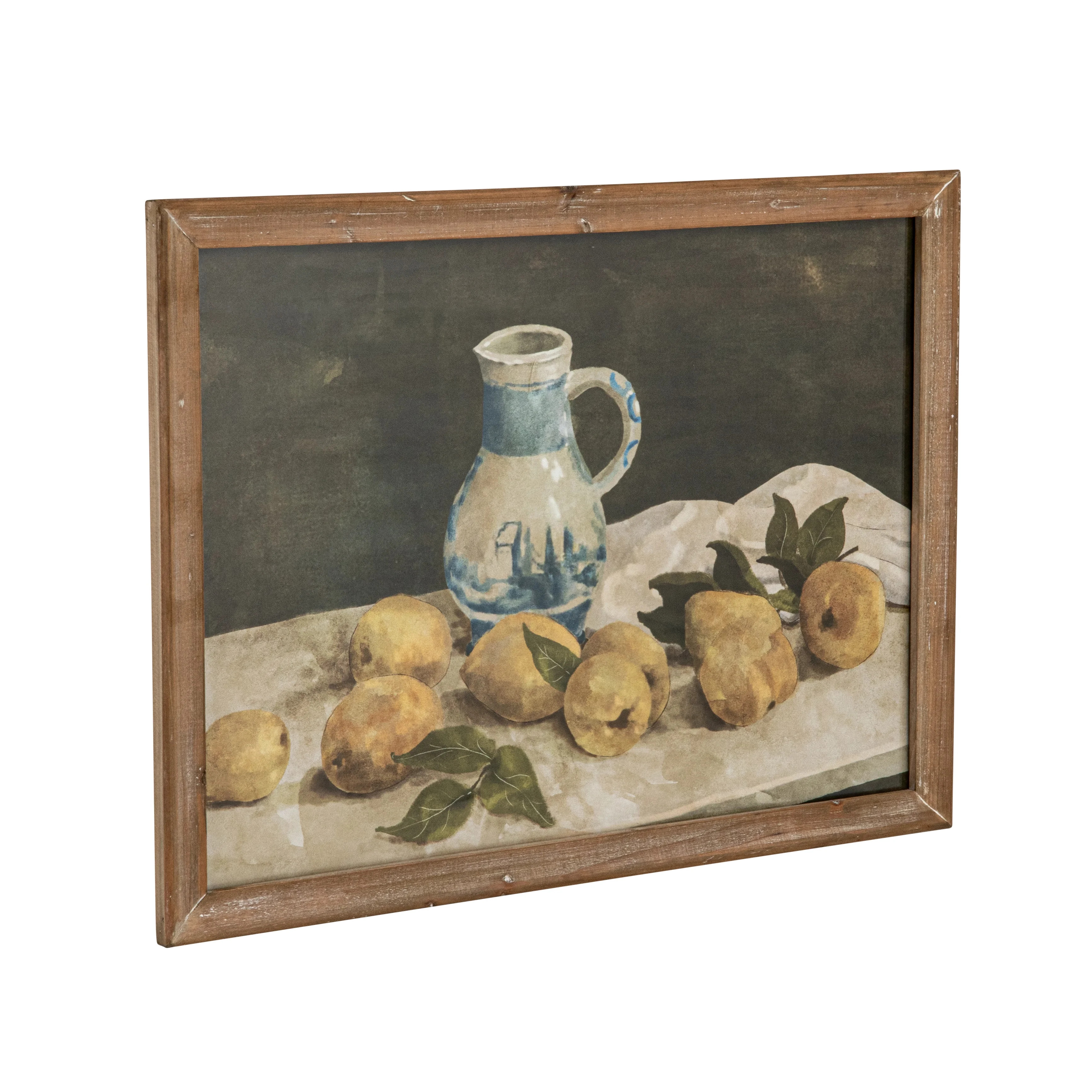 Creative Co-Op Citrus Charm Framed Wall Art, Multicolor | Walmart (US)