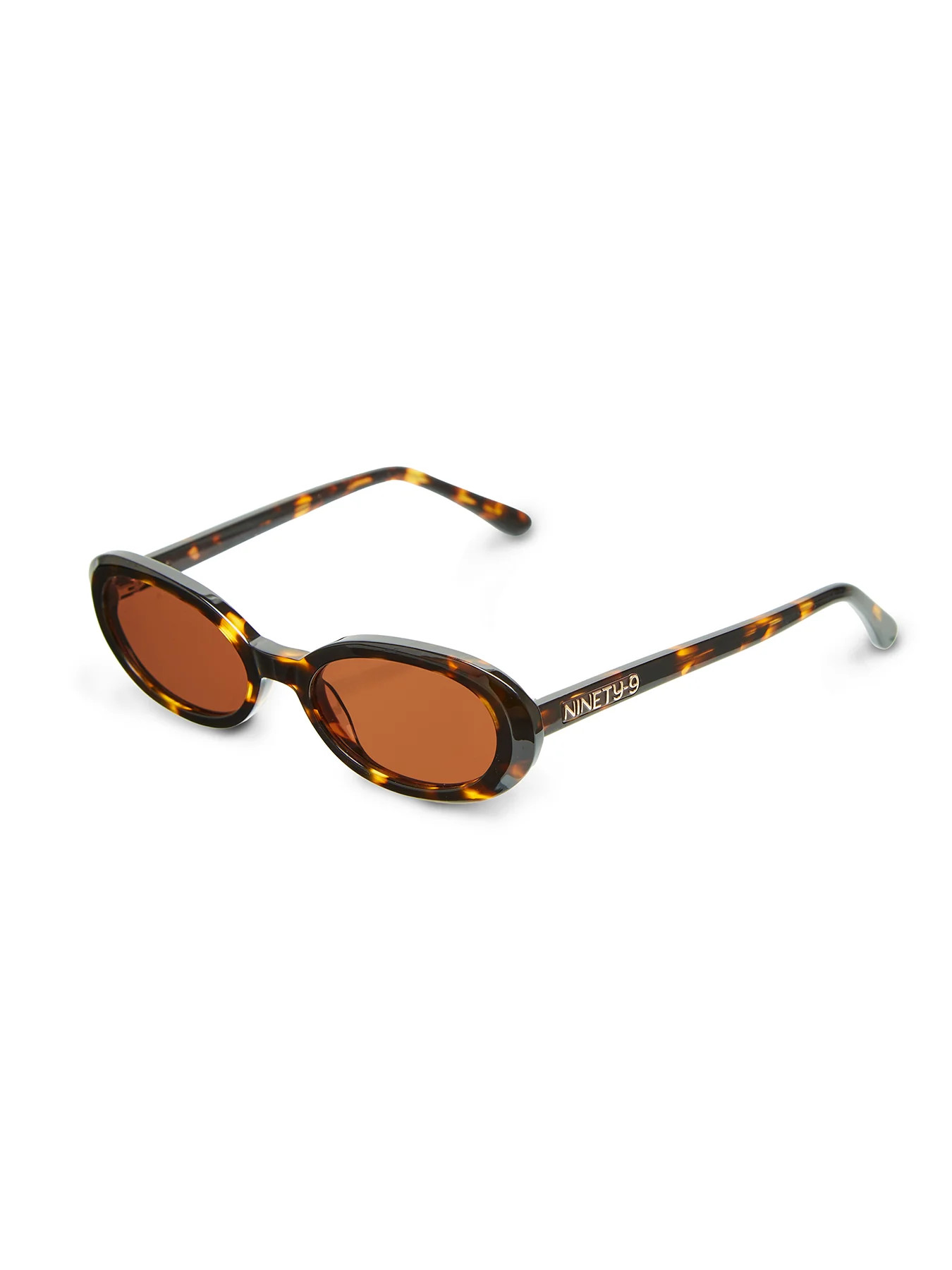 OVAL - Sunglasses • Brown Tortoise | Ninety-9