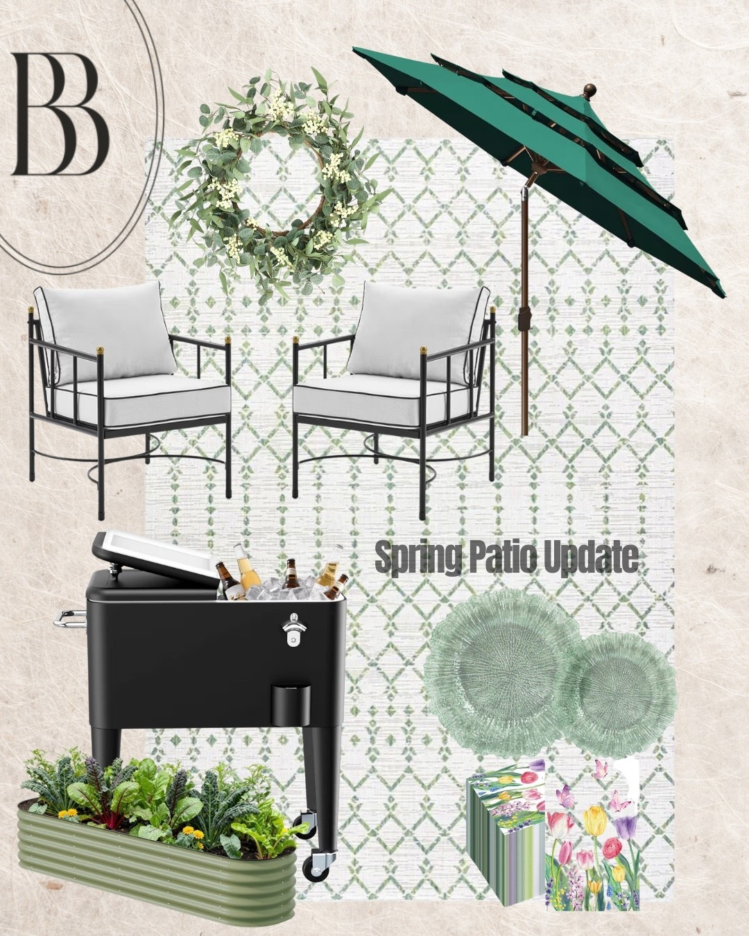 Time to refresh your patio? New chair and this fun green and white rug. Perfect for spring  

#LTKU #LTKHome #LTKSeasonal