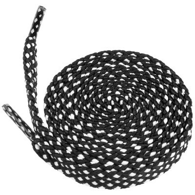 INSPIRE CHIC Athletic Polka Dots Flat Double Layer Shoelaces 2 Pairs 120cm/47.24" Black-White | Target