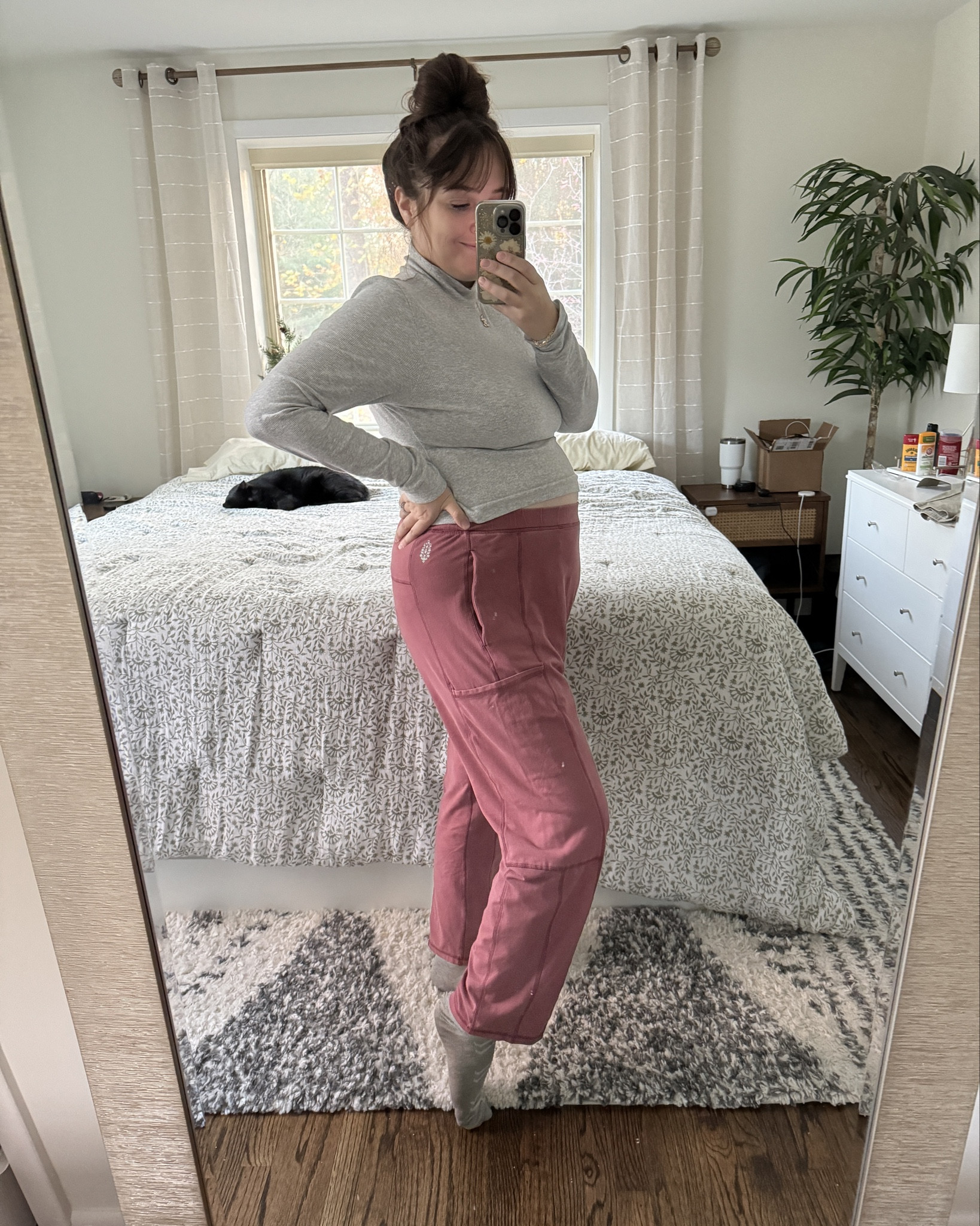 The perfect pair of pants I’ve been looking for! (Comes in TONS of colors)

Something that isn’t sweatpants, but isn’t pajamas, but also aren’t summer pants. These loungewear pants are perfect and love that this doesn’t feel dressed down at all.

These are the free people hot shot pants, I went true to size with what I wear in the hot shot onesie which is a medium. (I’m normally a large in clothes)

Loungewear, mom outfit, stay at home outfit, work from home
outfit, comfy outfit, joggers, sweatpants, free people

#LTKSeasonal #LTKFindsUnder50 #LTKMidsize