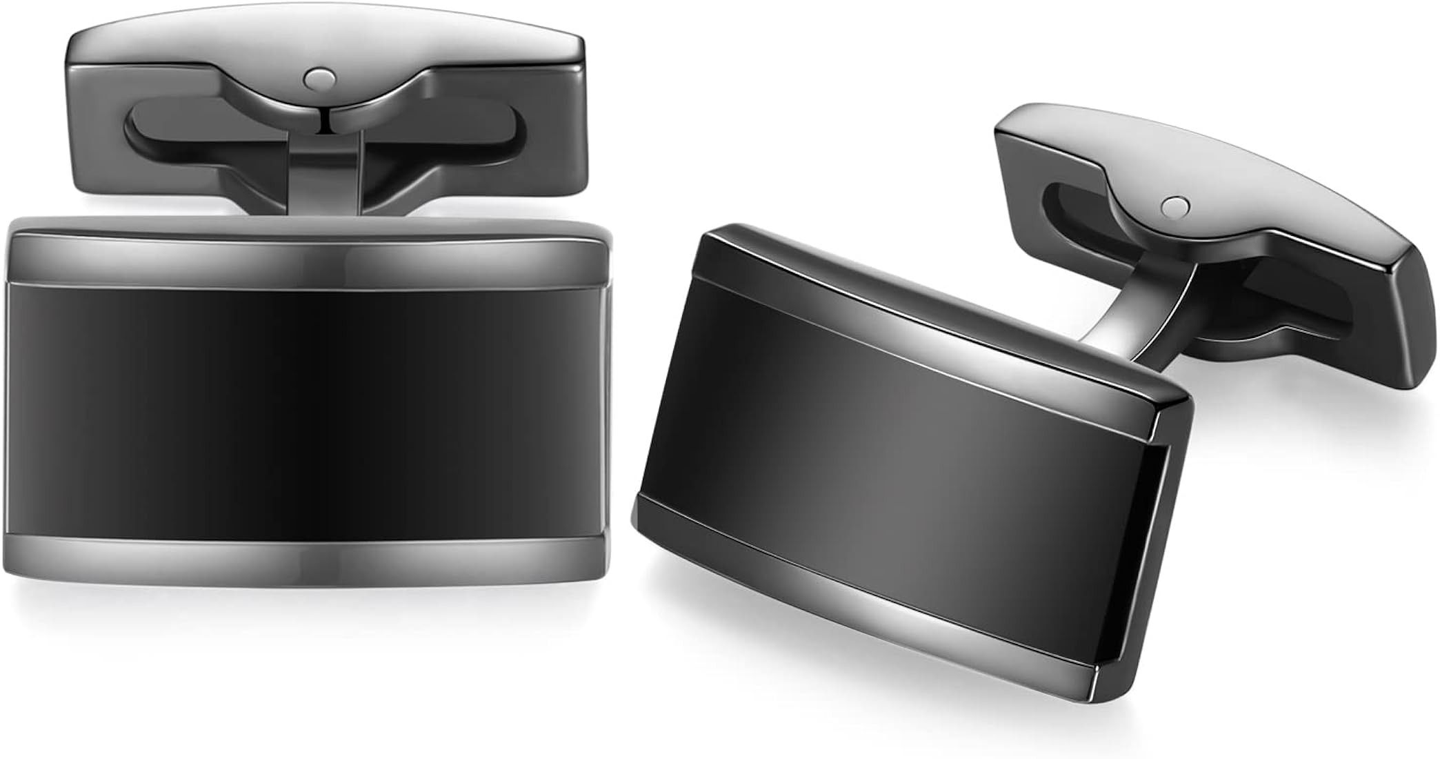 HONEY BEAR Mens Rectangle Business Wedding Cufflinks | Amazon (CA)