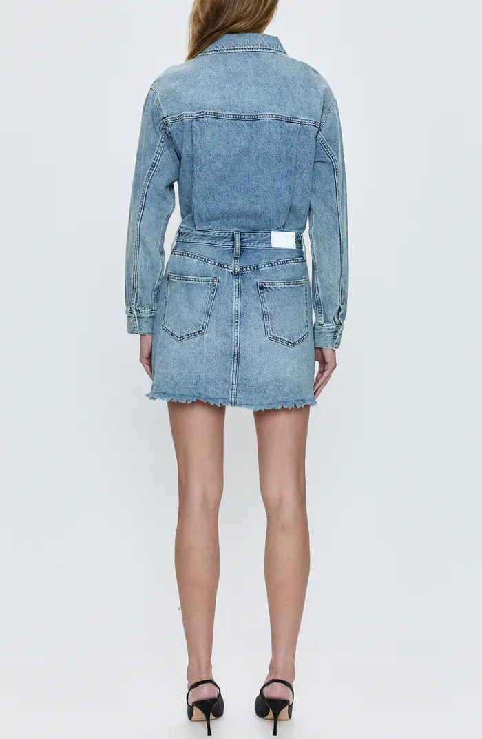Pistola Nina Long Sleeve Denim Shirtdress | Nordstrom | Nordstrom