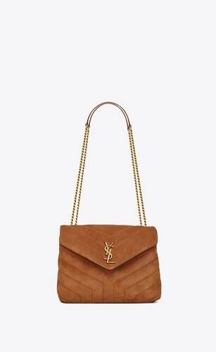 loulou small chain bag in "y"-quilted suede | Saint Laurent Inc. (Global)