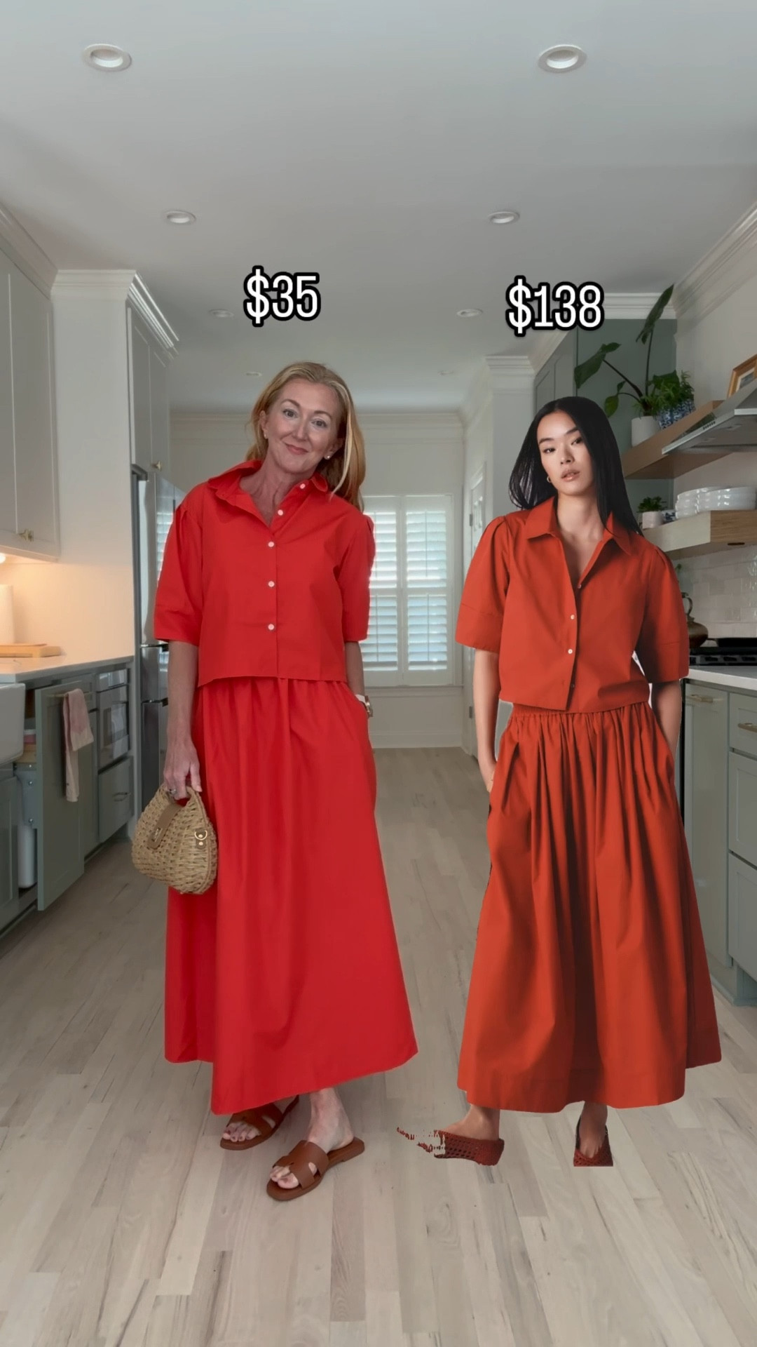 Love a good dupe! 

There is a 10% coupon clip too rn! 

Small in sets 
Shoes tts 

#LTKOver40 #LTKStyleTip #LTKFindsUnder50