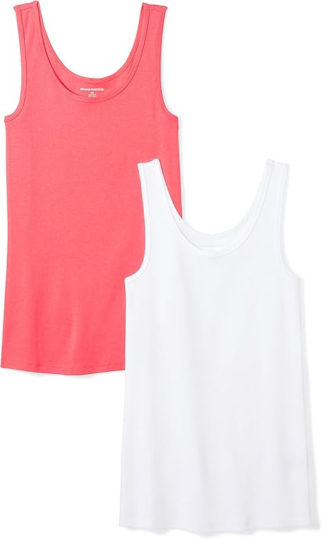 Women's 2-Pack Slim-Fit Tank | Amazon (US)