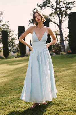Bardot Arletha Halter-Neck Maxi Dress | Anthropologie (US)