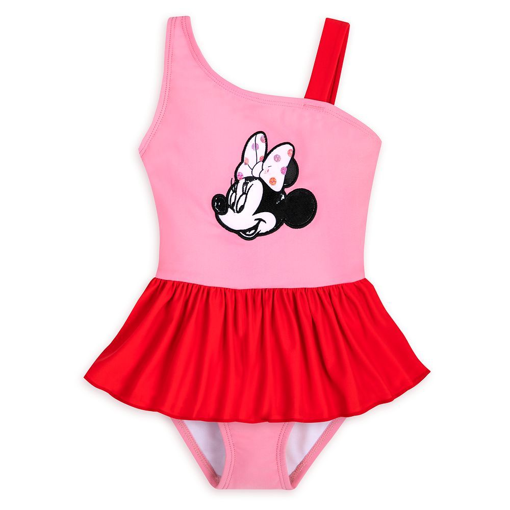 Minnie Mouse Red Two-Piece Swimsuit for Girls | Disney Store