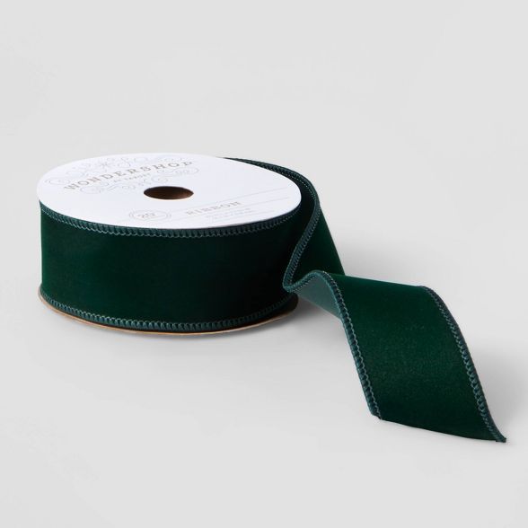 1.5" Velvet Fabric Ribbon 20ft - Wondershop™ | Target