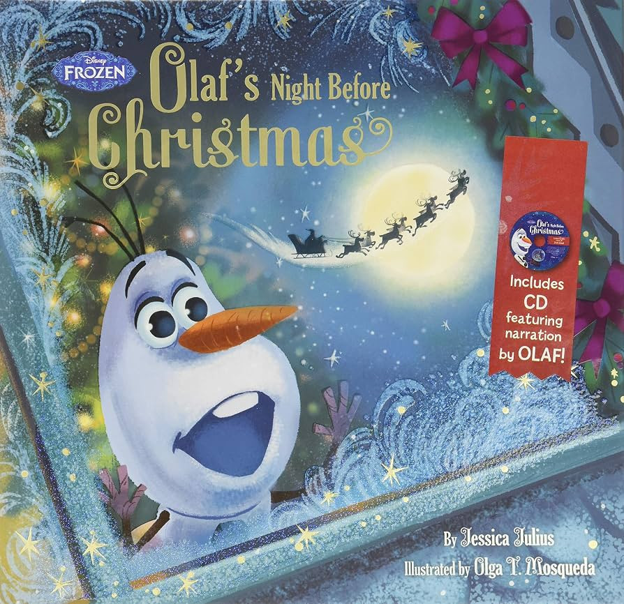 Frozen Olaf's Night Before Christmas Book & CD | Amazon (US)