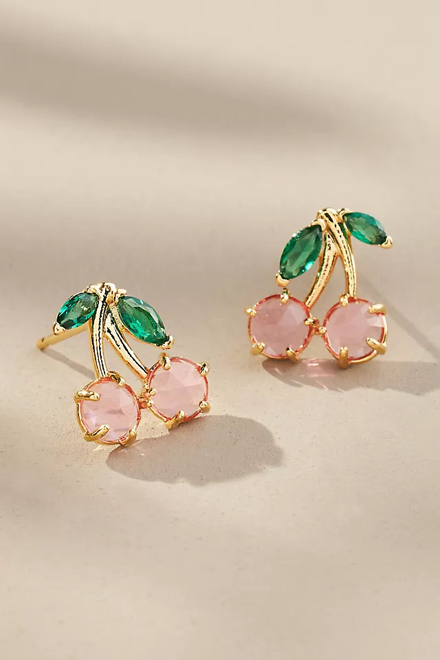 Crystal Cherry Earrings | Anthropologie (US)