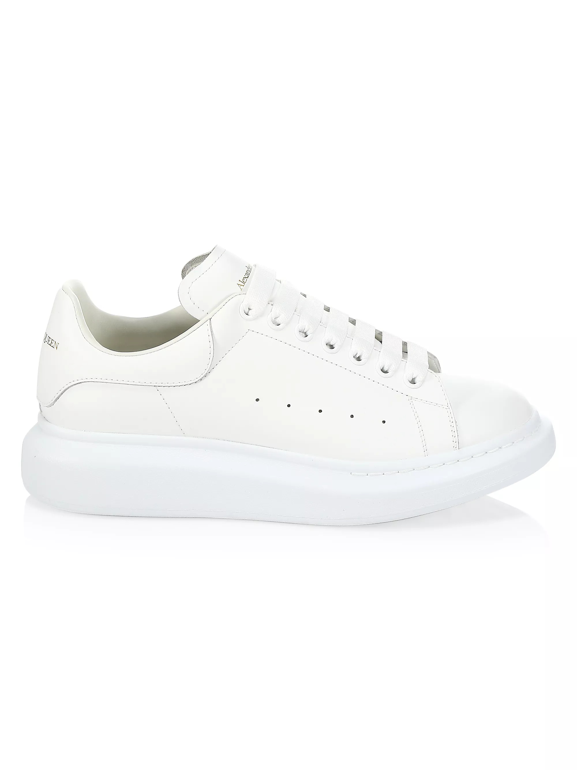 Oversized Leather Platform Sneakers | Saks Fifth Avenue