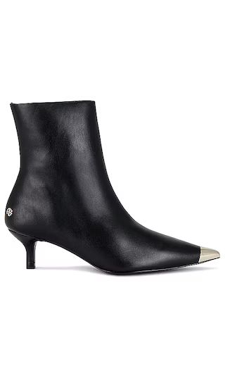 Gia Metal Toe Cap Boots in Black | Revolve Clothing (Global)