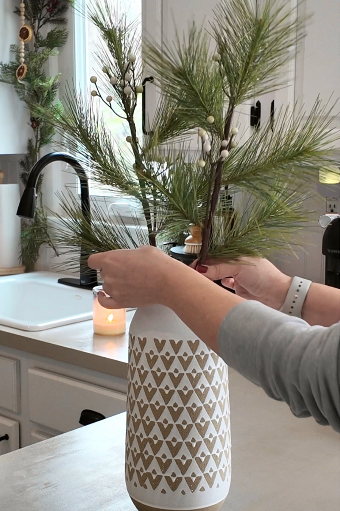 These pine stems from Target are only $5 and they look so realistic! They’re perfect for a centerpiece or side table display. 

#LTKSeasonal #LTKFindsUnder50 #LTKHoliday