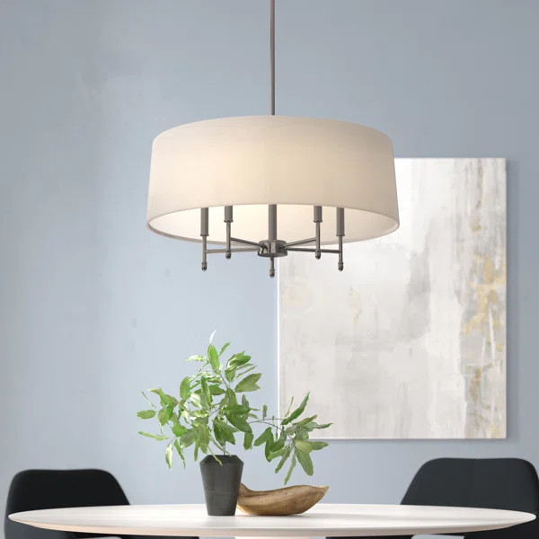 Presidio 5 - Light Statement Drum Chandelier | Wayfair North America