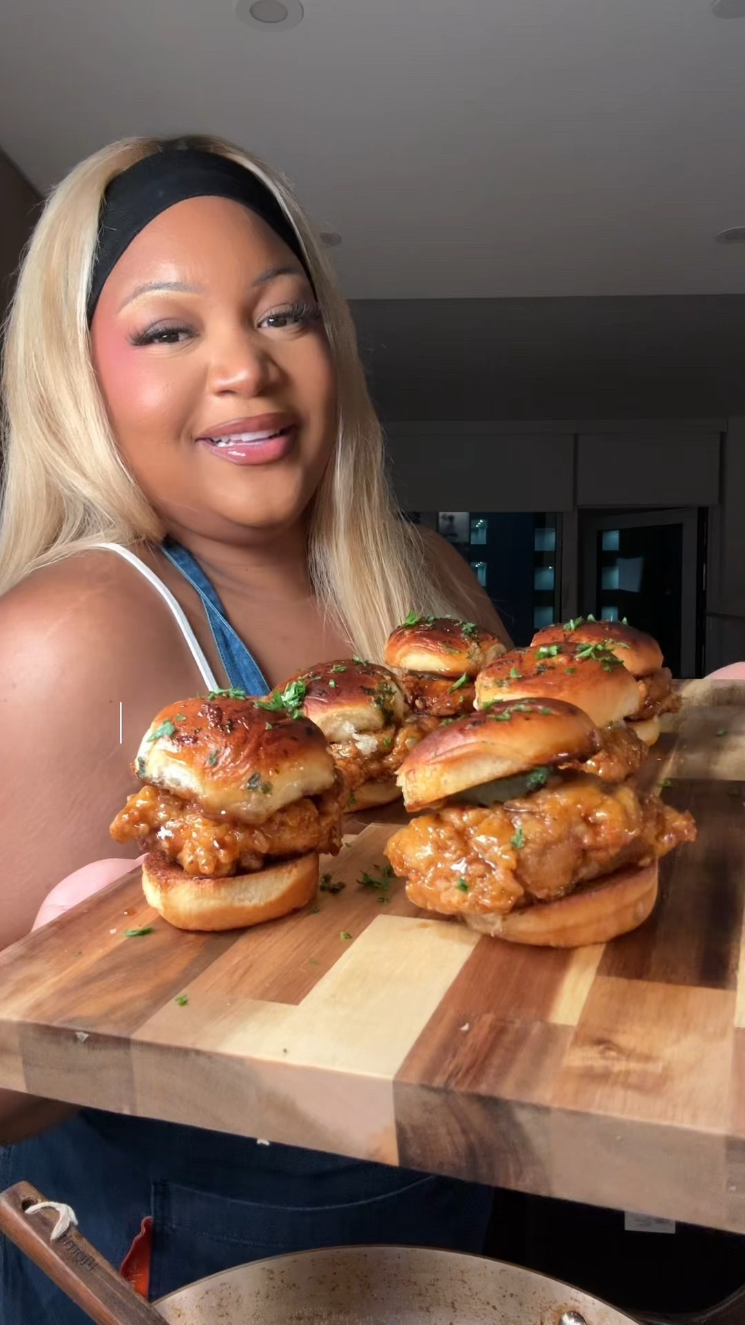 sunday dinner idea 🫶🏾 truffle honey fried chicken sliders! 

#LTKFamily #LTKHalloween #LTKHoliday
