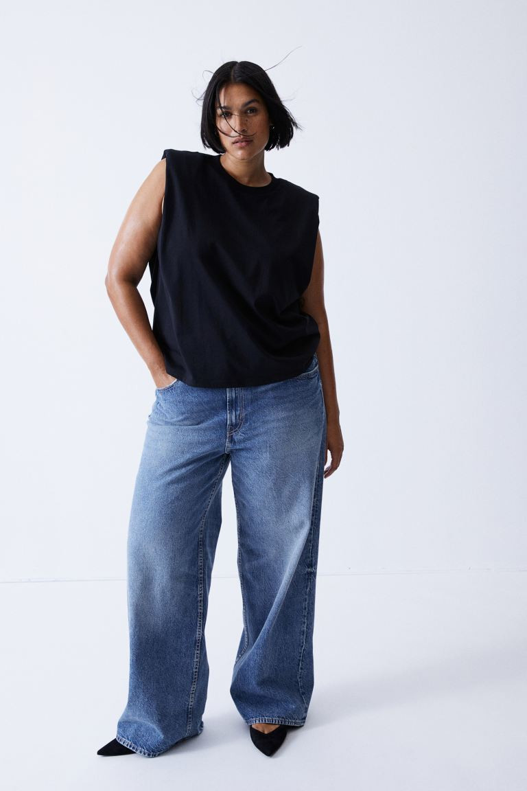 90s Baggy Regular Jeans | Blue Jeans Outfit | HM Outfit Summer | Summer Outfits 2023 |  | H&M (US + CA)