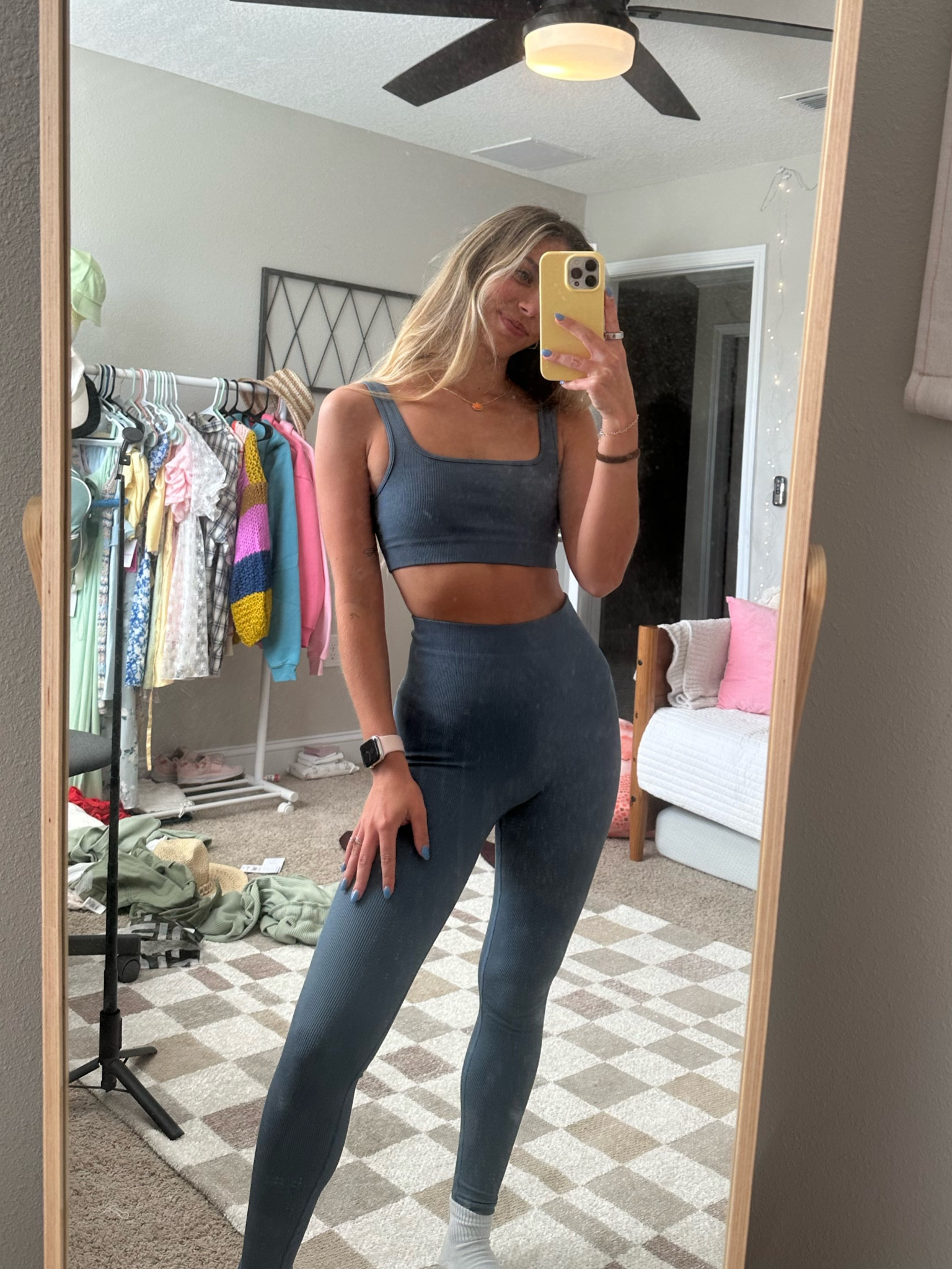 Adorable matching workout set 

#LTKFitness #LTKFindsUnder50