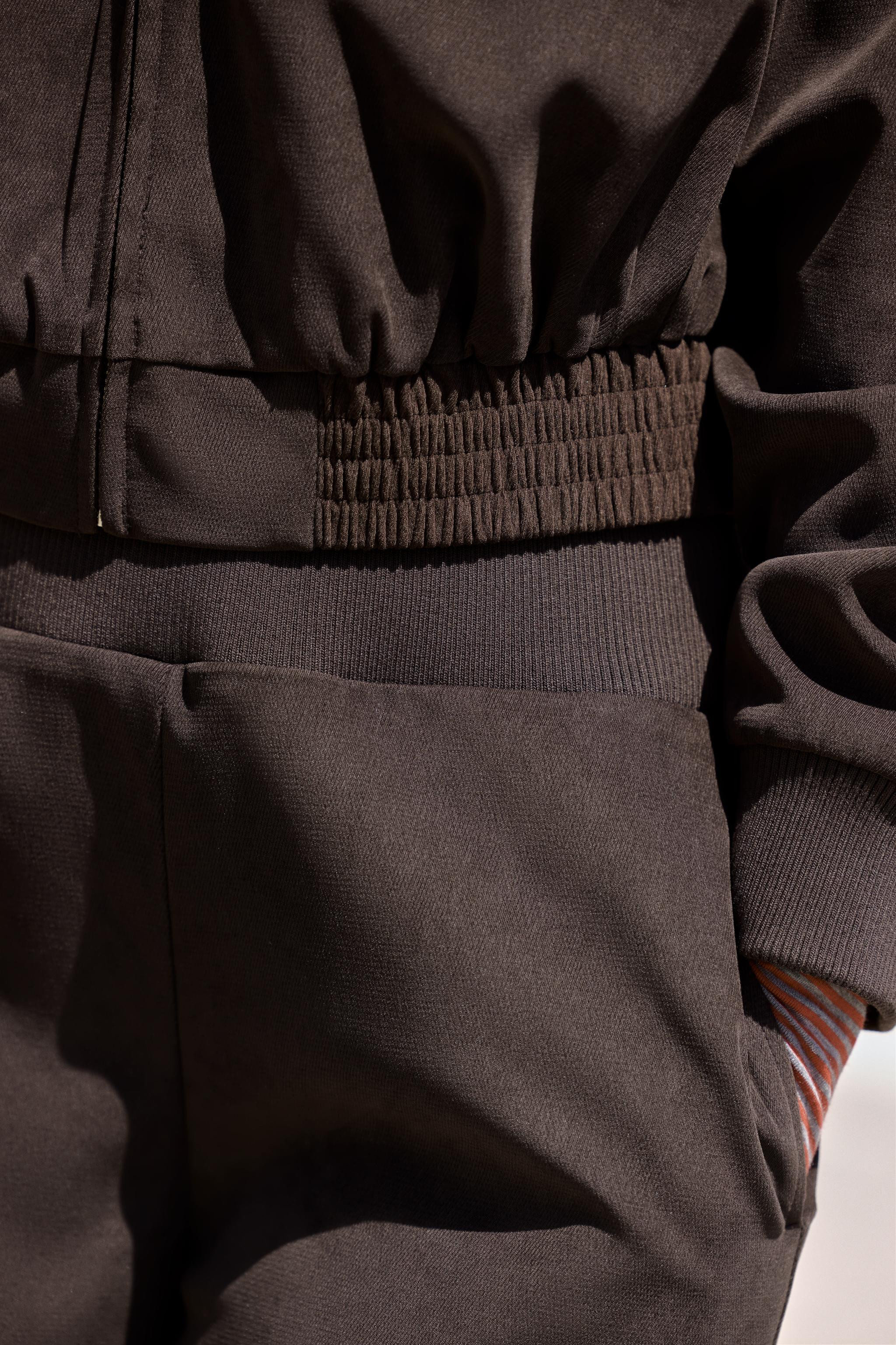 WIDE-LEG TROUSERS WITH RIBBED WAISTBAND | Zara UK