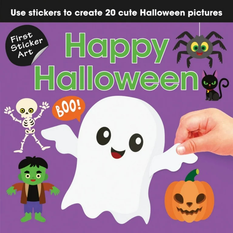 First Sticker Art: Happy Halloween (Paperback) | Walmart (US)
