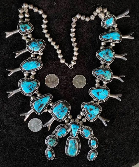 Vintage 329 Gram GORGEOUS Bisbee Turquoise Sterling Silver | Etsy | Etsy (US)