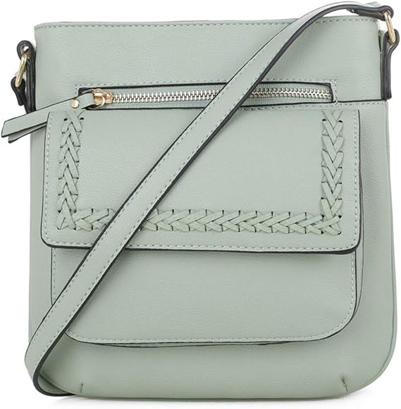 Denim Whipstitch Crossbody Bag Purse for Woman | Amazon (US)