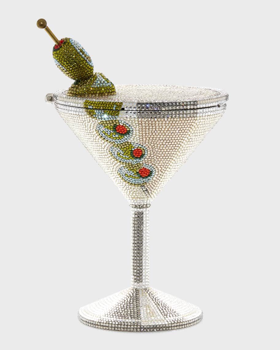 Judith Leiber Couture Beaded Martini Glass Cocktail Clutch | Neiman Marcus