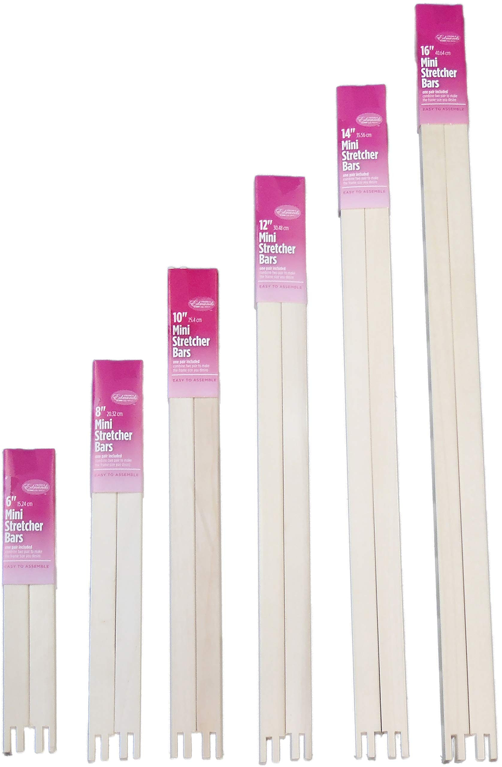Frank A. Edmunds Mini Stretcher Bar Set, Assorted Sizes | Amazon (US)