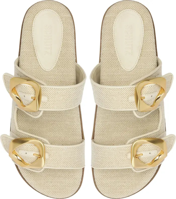Olga Buckle Sporty Slide Sandal (Women) | Nordstrom