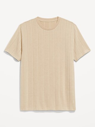 Crew-Neck Ribbed T-Shirt | Old Navy (US)