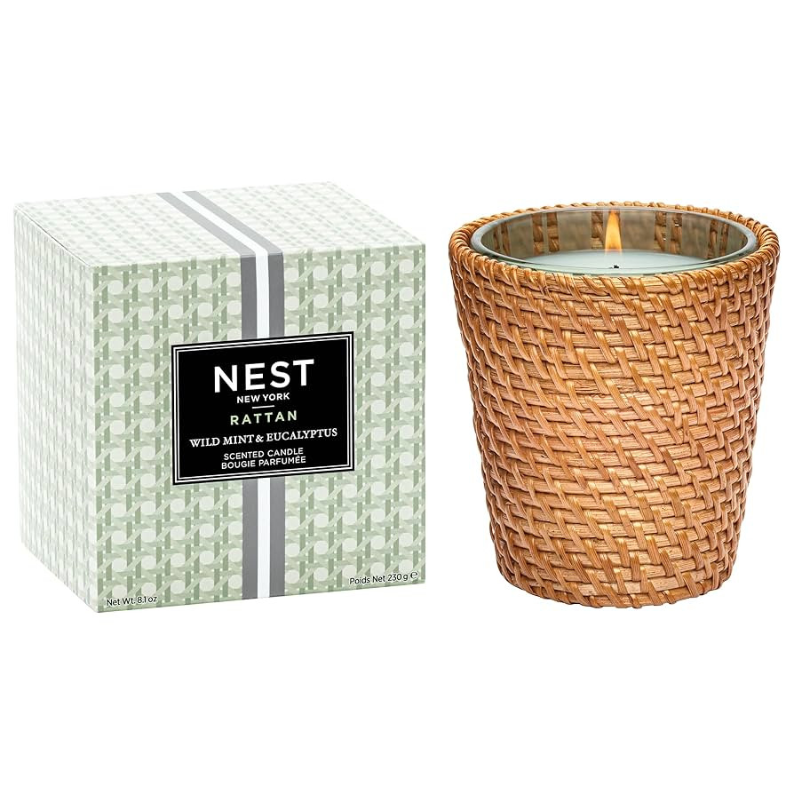 NEST New York Wild Mint & Eucalyptus Scented Classic Candle, Long-Lasting Candle for Home with Ra... | Amazon (US)