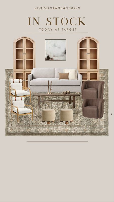 in stock today at target // family room design living room design 

#LTKhome