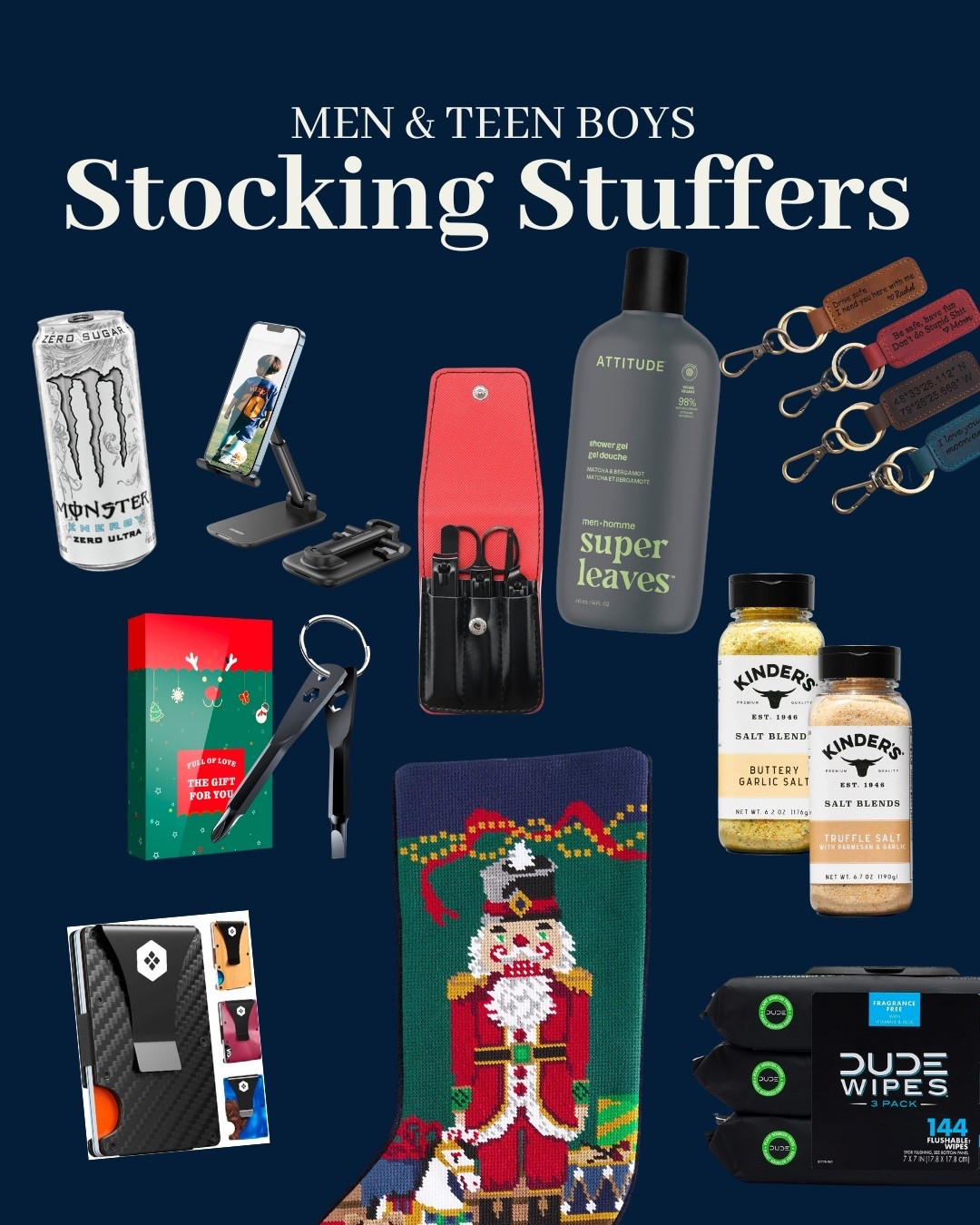 Stocking stuffer, ideas for men and teen boys that are practical consumable and realistic
All under $20 

#LTKMens #LTKFindsUnder50 #LTKGiftGuide
