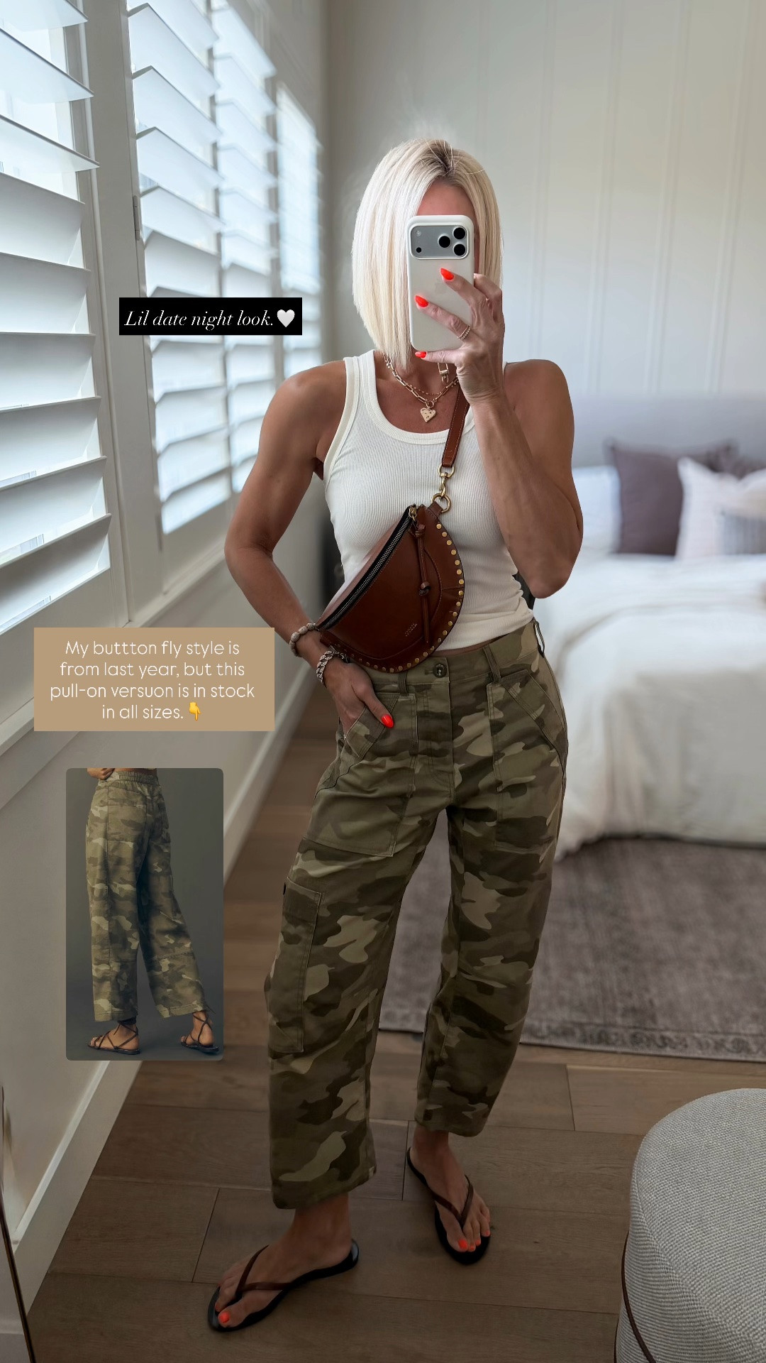 These camo pants now available in a pull on style! (My button fly pair is from last year and no longer available)
Such a good green/camo print.

#LTKootd #LTKmomlife #LTKOver40