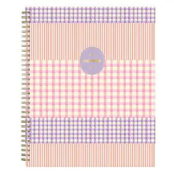 2026-2027 Blue Sky Sincerely Jules Gingham 8" x 11" Academic Year Weekly & Monthly Planner, | Staples