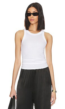 Enza Costa Bold Sheath Tank in White from Revolve.com | Revolve Clothing (Global)