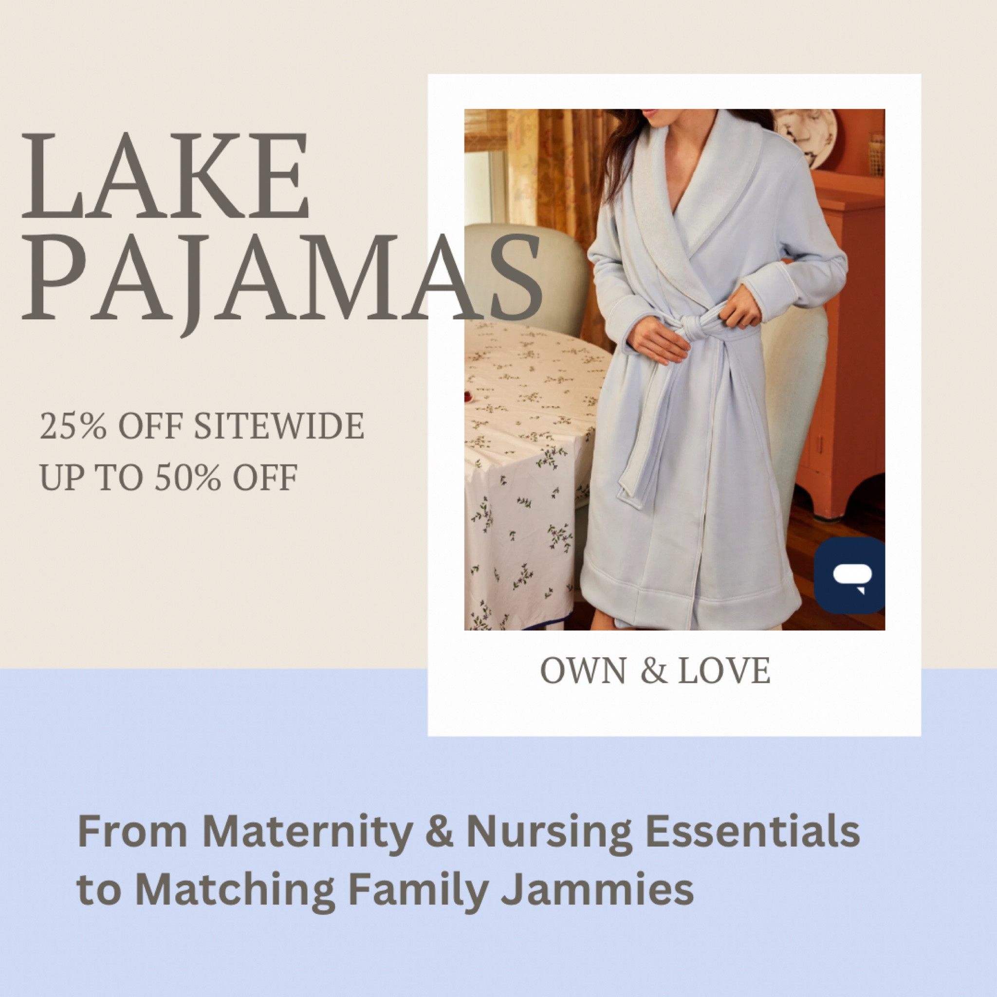 If you are pregnant &/or nursing I can not recommend the maternity enough! I have both the set & the gown and LIVE IN THEM with the baby. I’ve been rotating between the two. If you have to choose between the two, personally, I would choose the gown. It’s the perfect gown to pack in your hospital bag for after giving birth. 

Lake truly make the comfiest jammies out there 🩵 

#LTKGiftGuide #LTKCyberWeek 

#LTKMostLoved #LTKSaleAlert #LTKBump