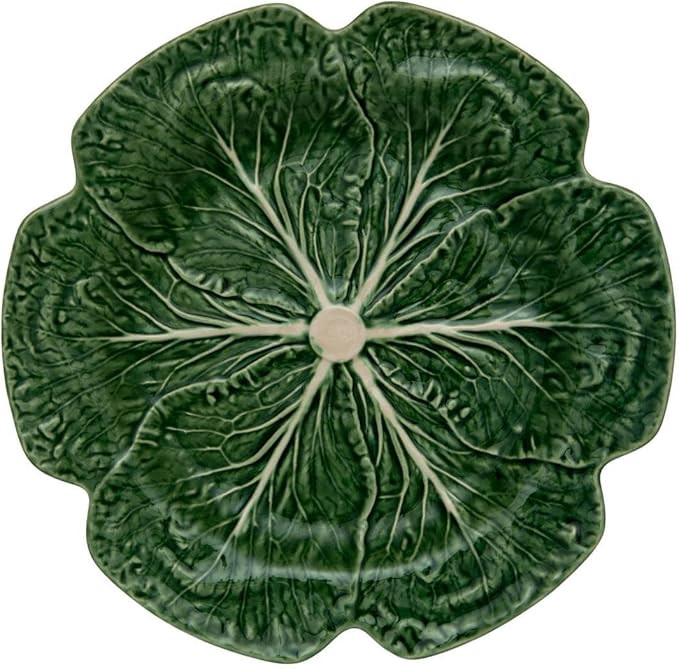 Bordallo Pinheiro Cabbage Green Charger Plate, Set of 2 | Amazon (US)