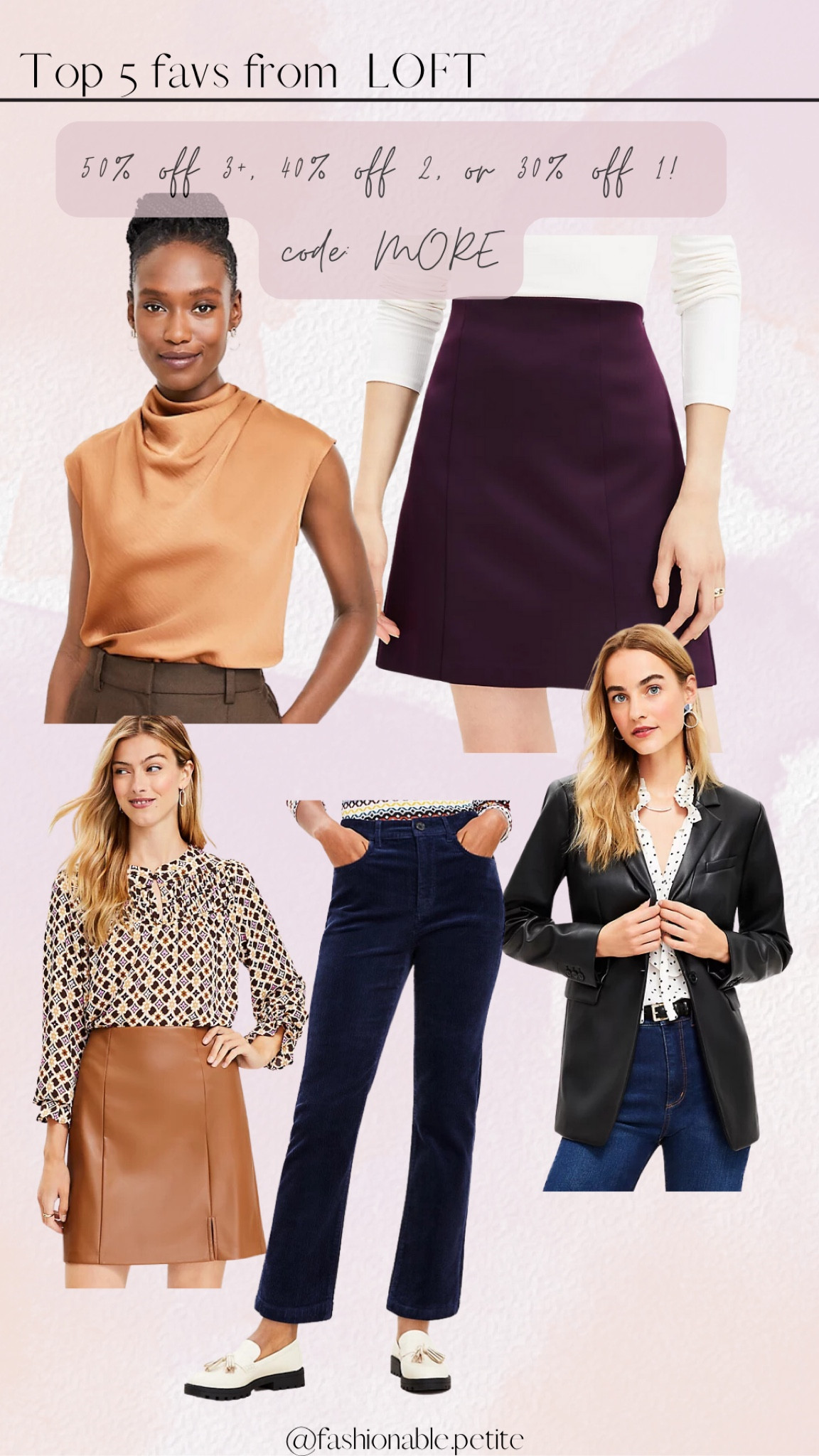 Love a satin skirt and a leather skirt for fall! Fall outfit. Corduroy. Leather skirt. Fall outfits. 

#LTKsalealert