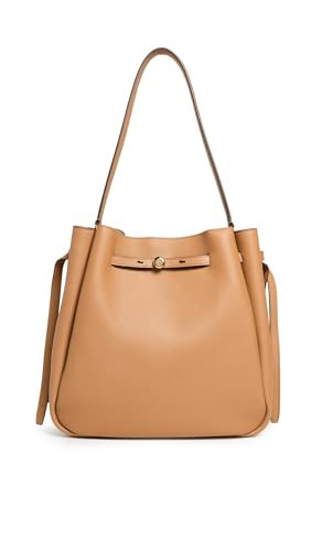 Tory Burch Women's Romy Large Bucket Bag, Tiramisu, One Size | Amazon (US)