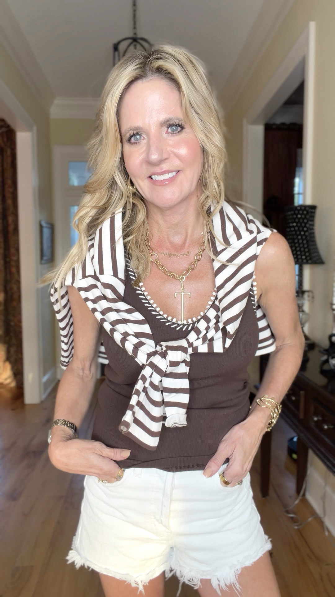 In your 50’s and wondering what to wear when the temperatures soar? Well, I’m wearing my cutoffs! And a cute tank! And a cute pair of sandals. (I have a discount code for the shorts—TRACEY15 for 15% off!). Casual, put together, elevated.

Remember, wear what you want. Your age is not your dress code!

#LTKOver40 #LTKSeasonal #LTKootd