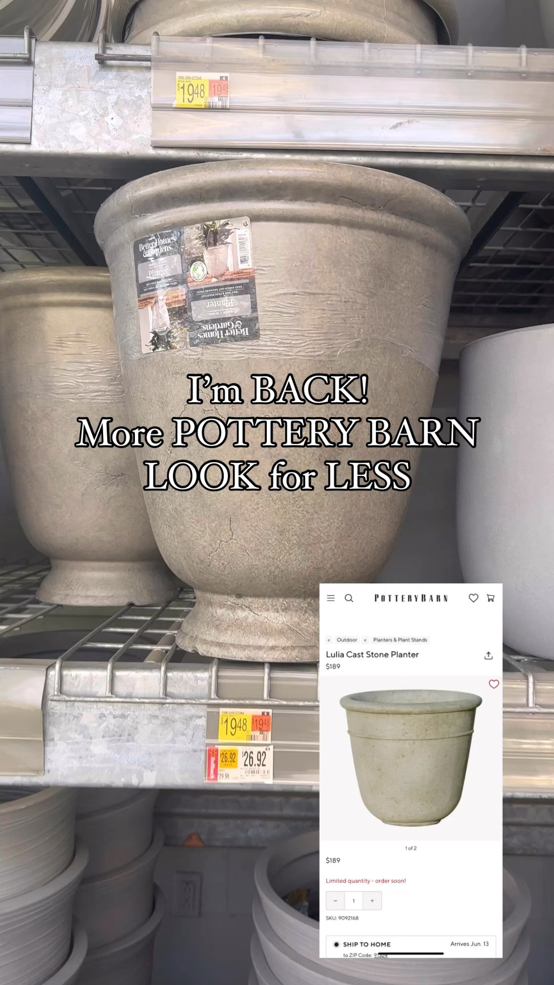 Pottery Barn Look for Less! 

#LTKHome