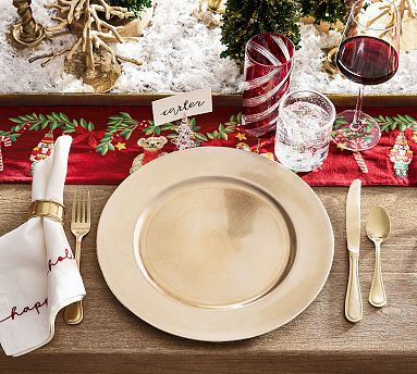 Caterers Box Charger Plates - Set of 12 | Pottery Barn (US)
