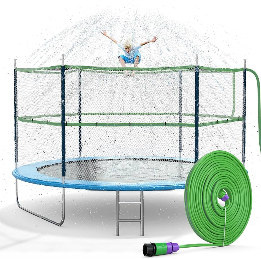 Jasonwell Trampoline Sprinkler Kids Outdside: Trampoline Accessories Waterpark Tropical Party Sum... | Amazon (US)