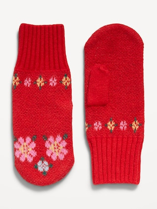 Fair Isle Craft Stitch Mittens for Women | Old Navy (US)
